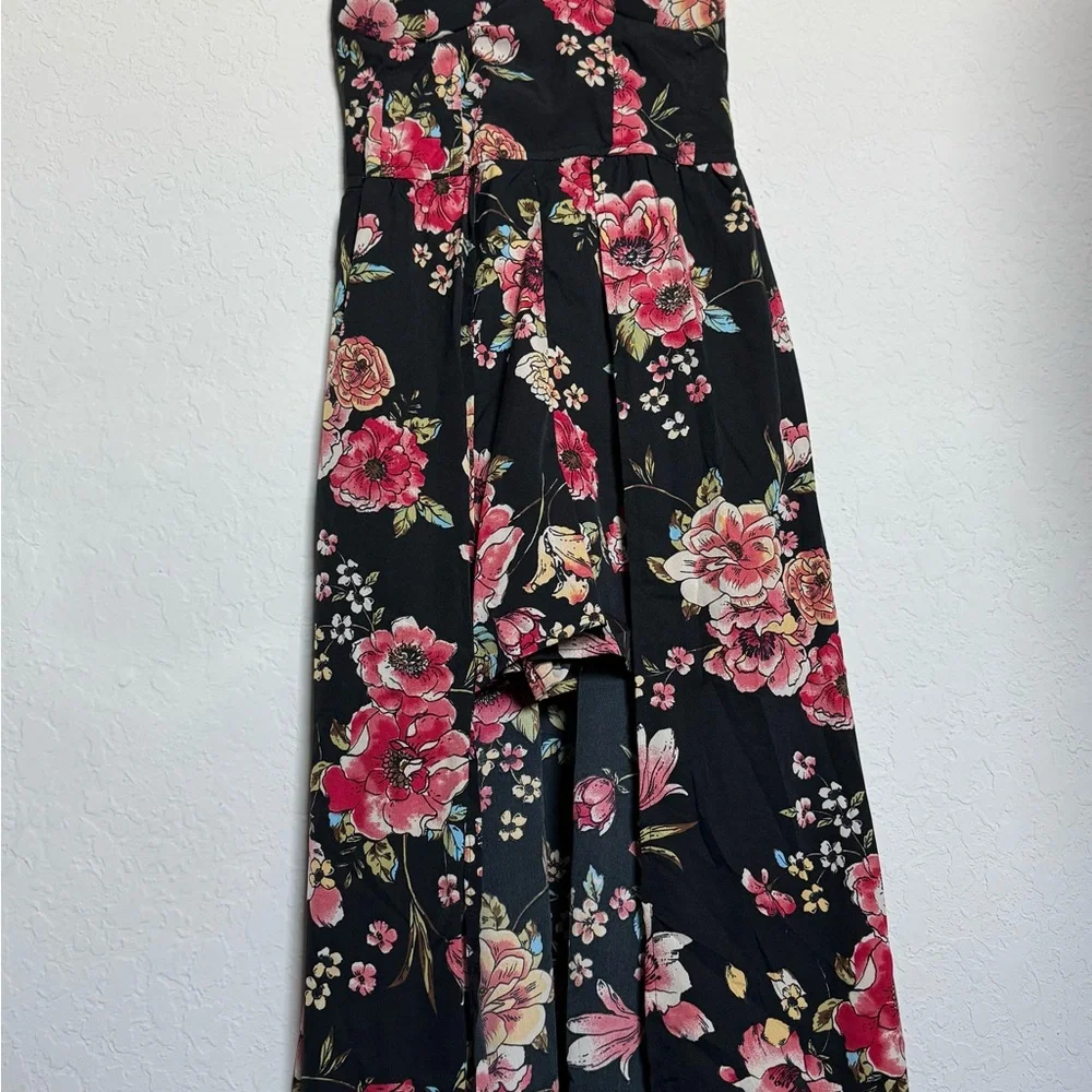 S Floral Black Maxi Dress - Picture 3 of 6